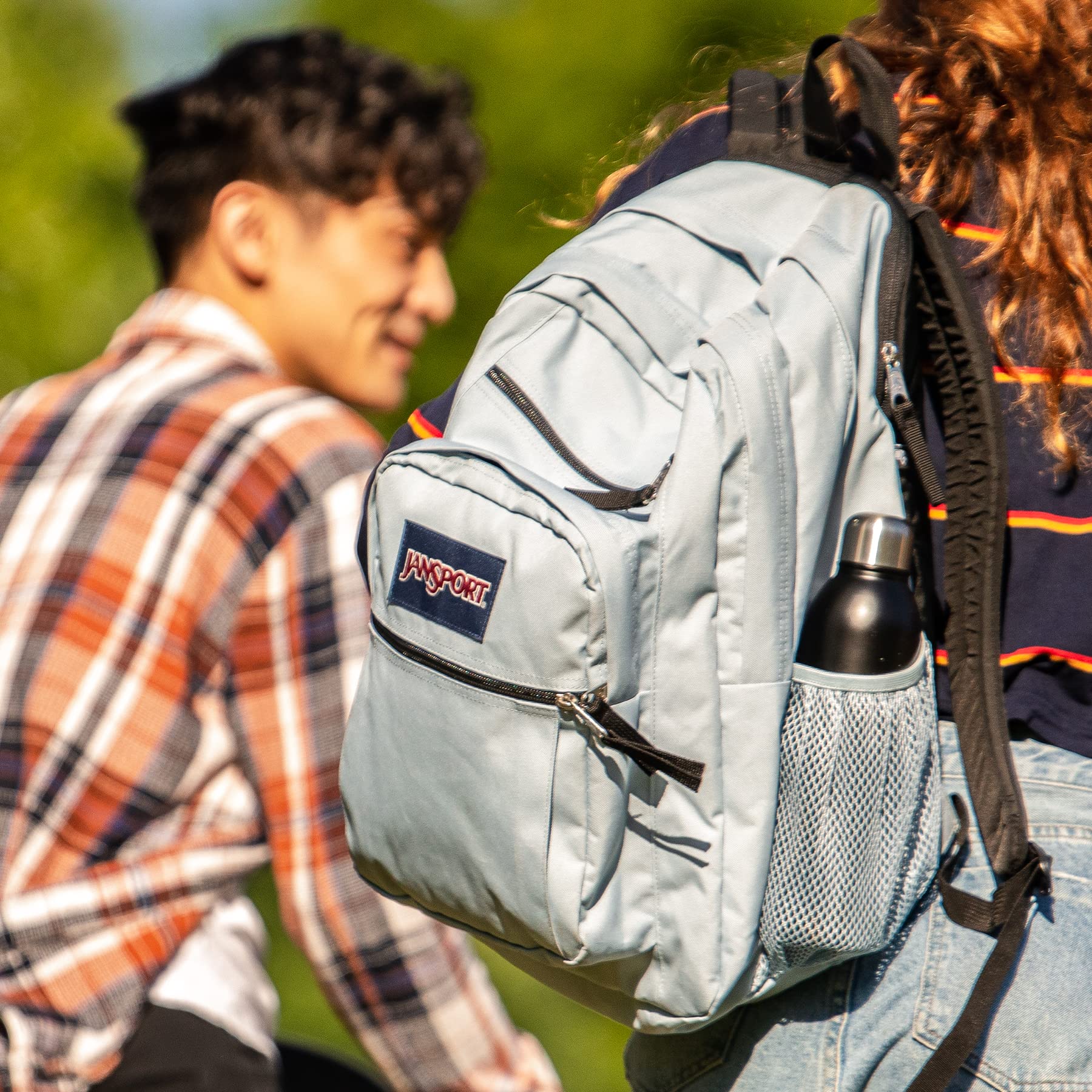 Foto 4 | Mochila Para Portátil Jansport Big Student 15 Pulgadas Five A Day Cream - Venta Internacional.