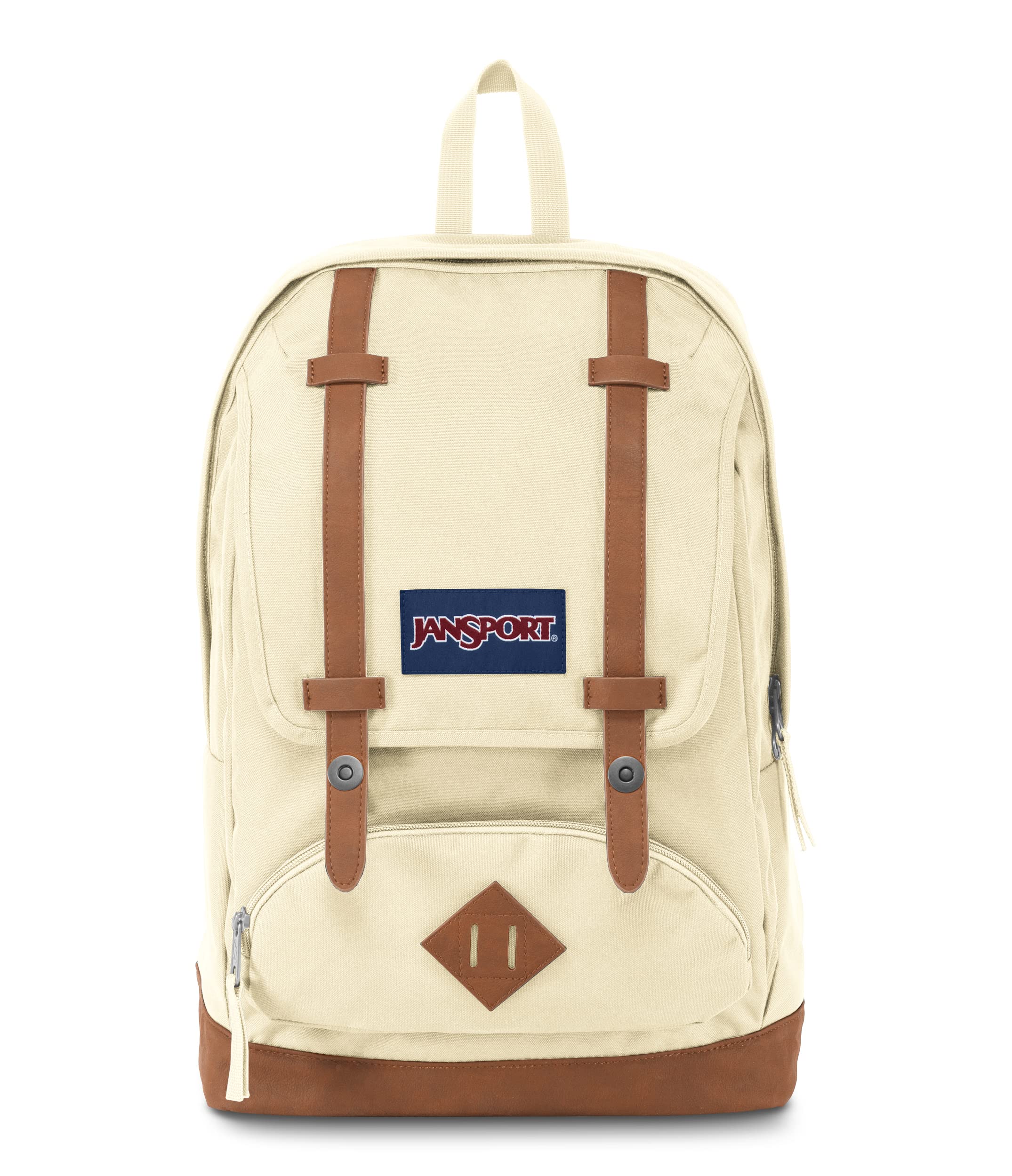 Mochila Jansport Cortlandt De Cuero Sintético Coco 15'' - Venta Internacional.