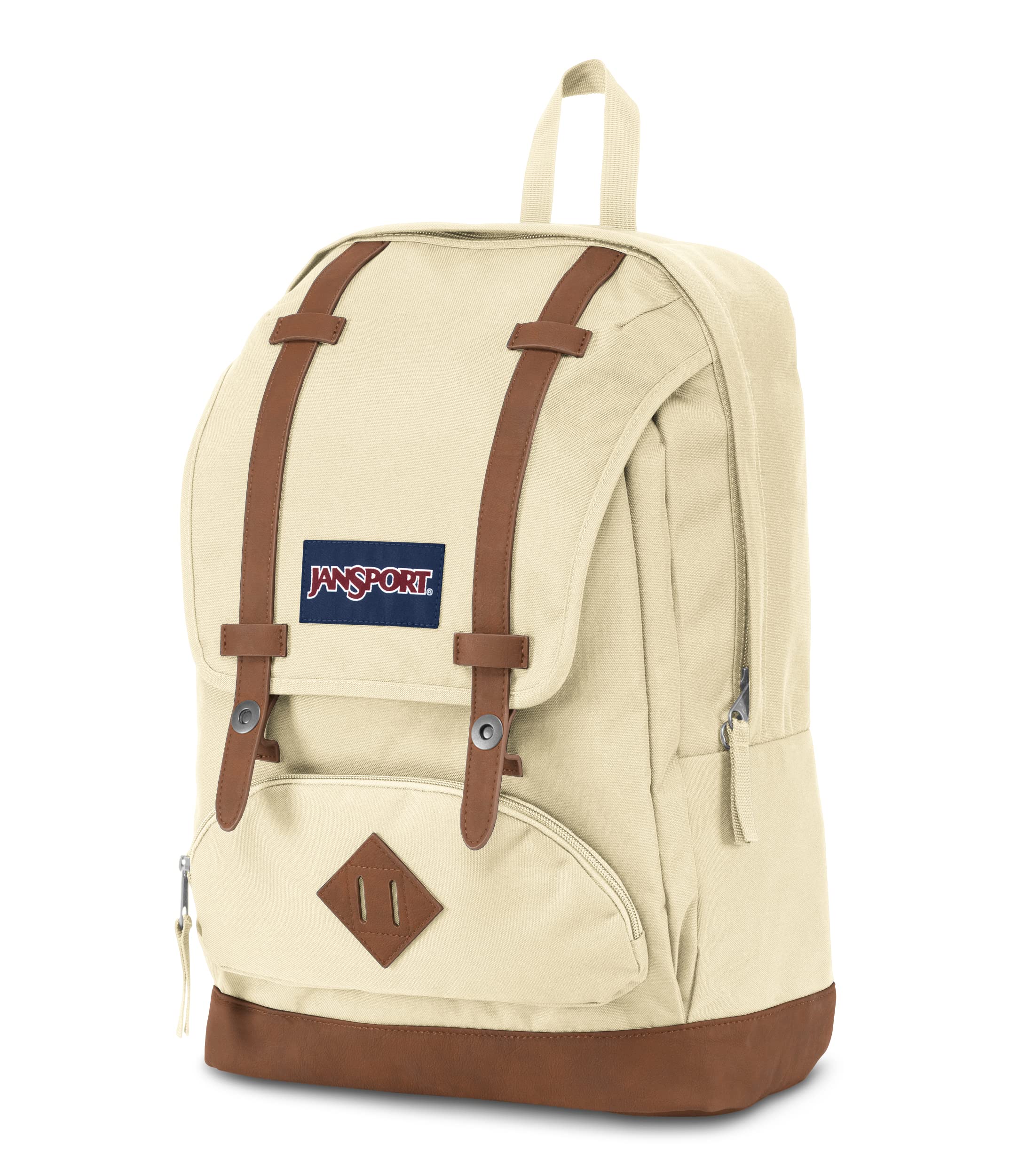 Foto 3 pulgar | Mochila Jansport Cortlandt De Cuero Sintético Coco 15'' - Venta Internacional.