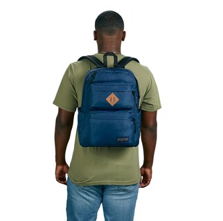 Foto 3 | Mochila Jansport Double Break De 27 Litros Con Compartimento Para Portátil De 15 Pulgadas Azul Marino - Venta Intern