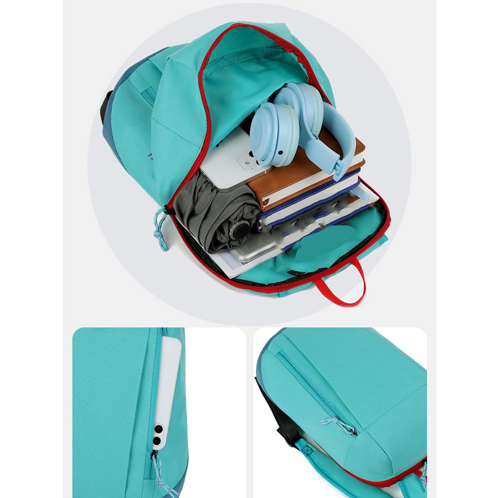 Foto 3 pulgar | Mochila Durable Water Outdoor Para Portátil, Bolsa De Viaje, Verde - Venta Internacional.