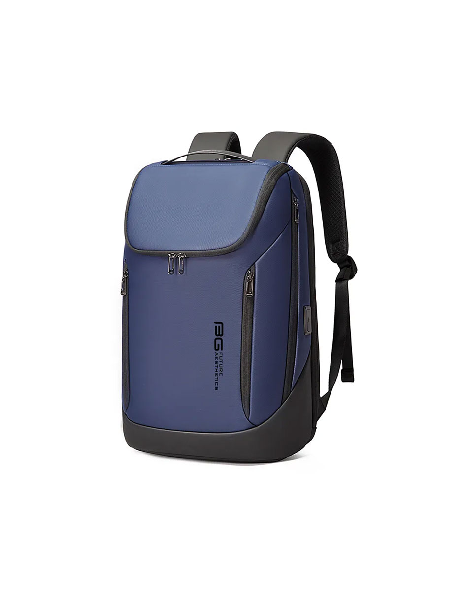 Mochila Bange Para Laptop 15.6'' Modelo Bg-2517 Color Azul Marino Repelente Al Agua