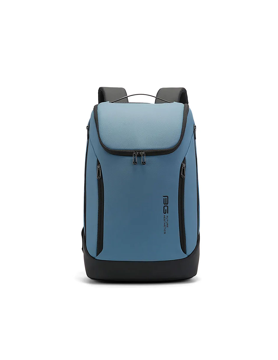 Foto 3 | Mochila Bange Para Laptop 15.6'' Modelo Bg-2517 Color Azul Celeste Repelente Al Agua