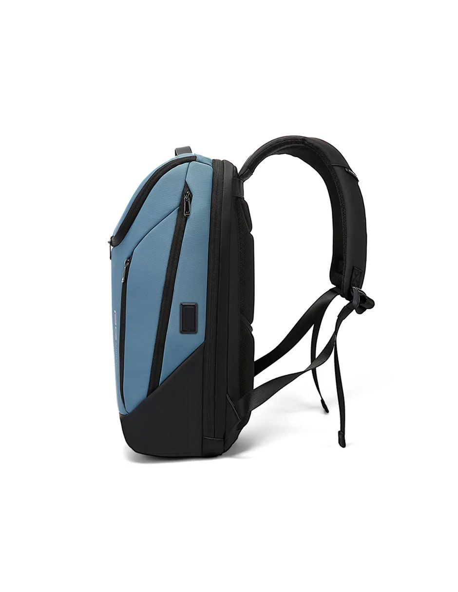 Foto 4 | Mochila Bange Para Laptop 15.6'' Modelo Bg-2517 Color Azul Celeste Repelente Al Agua