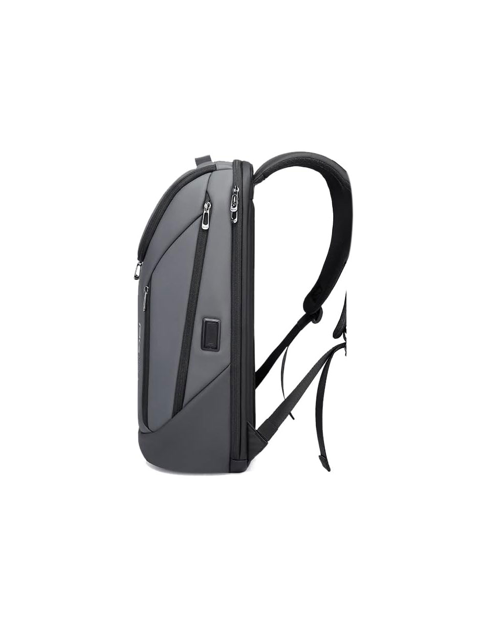 Foto 5 pulgar | Mochila Bange Para Laptop 15.6'' Modelo Bg-2517 Color Gris Repelente Al Agua