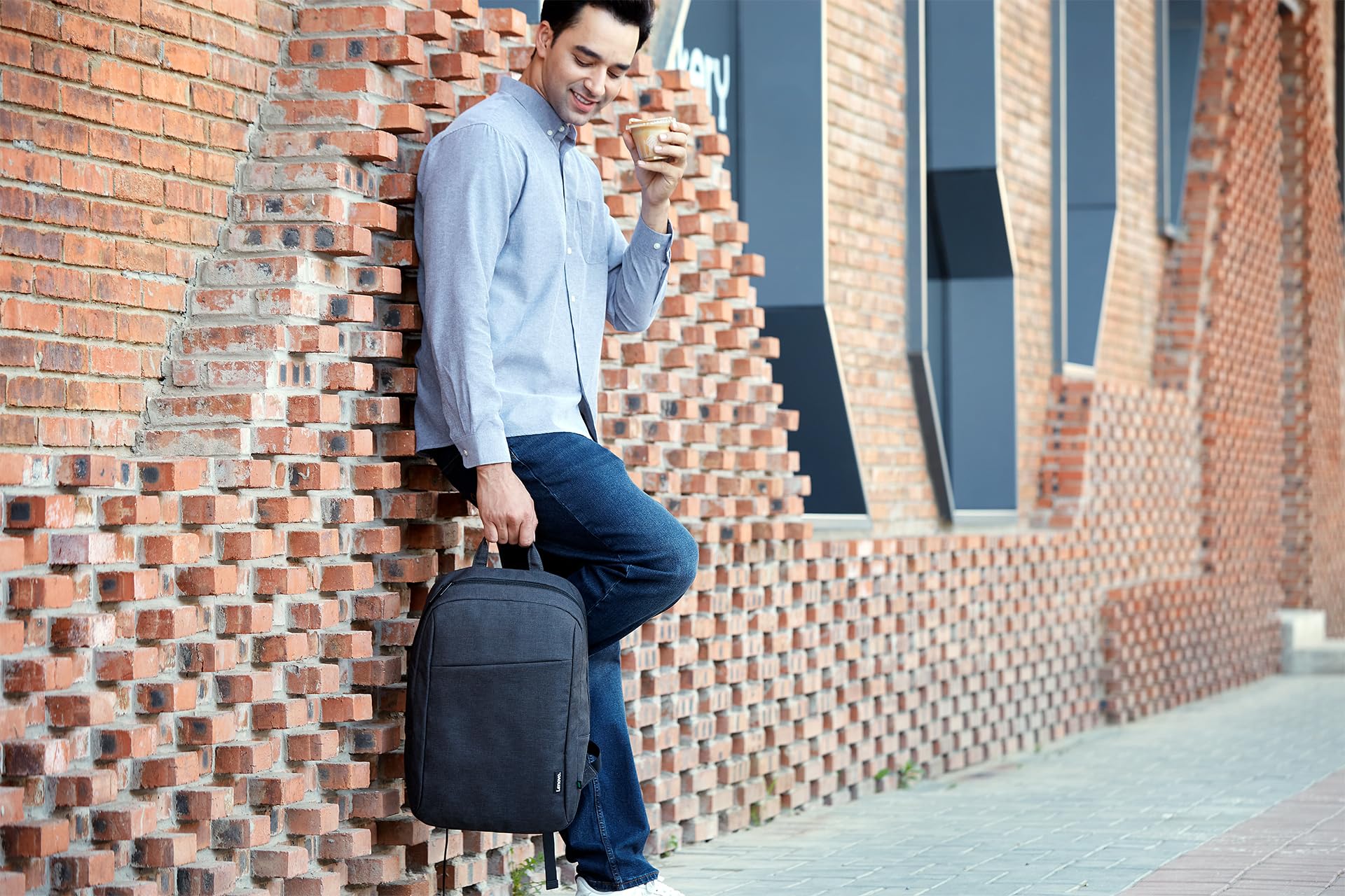 Foto 2 | Mochila Lenovo Eco B210 Para Portátil 16'' Negra - Venta Internacional.