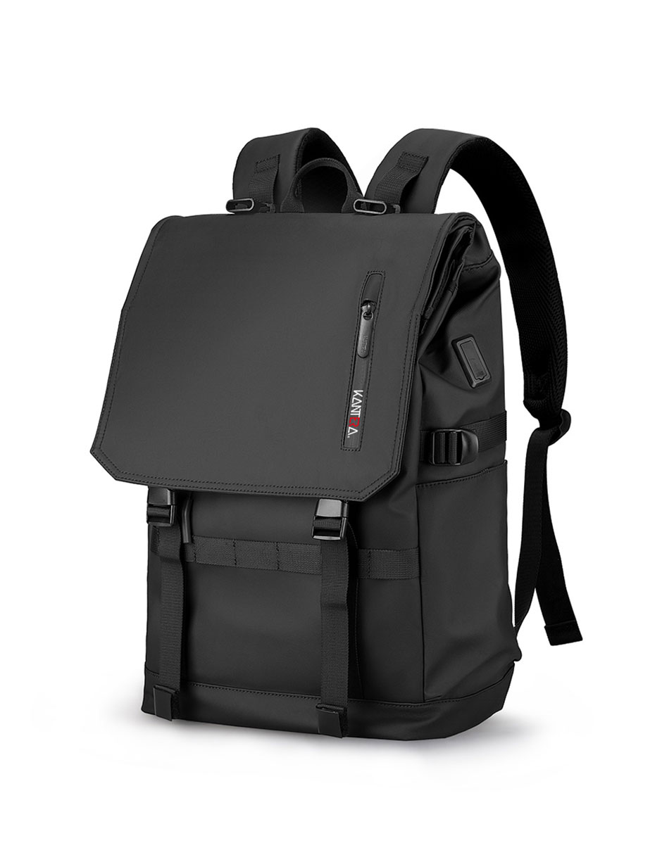 Mochila para Laptop 15.6'' Kantera Ónix Negro Repelente Al Agua