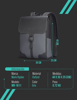 Foto 6 | Mochila Mark Ryden para Laptop de 15.6"