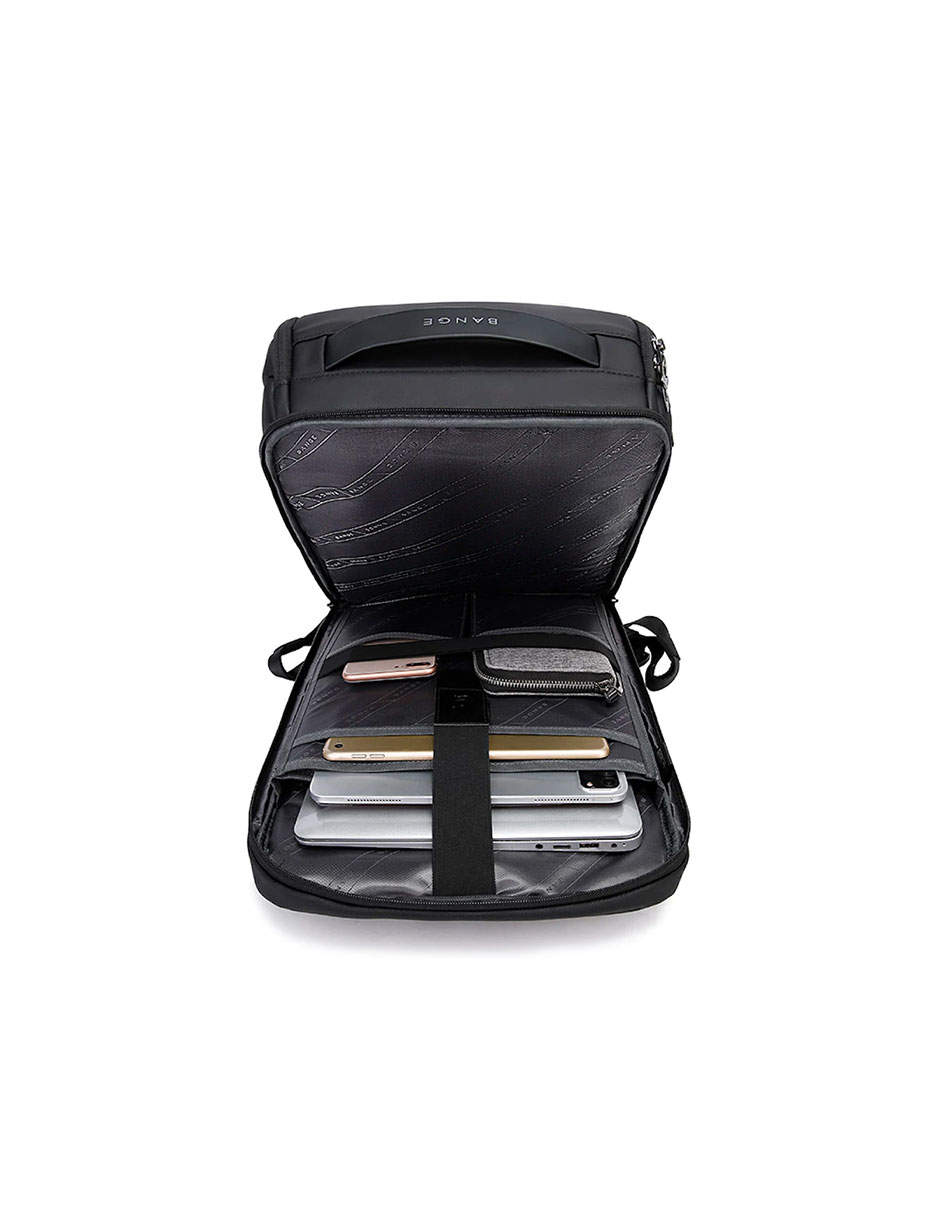 Foto 7 pulgar | Mochila Bange Para Laptop 15.6" Modelo BG-2517 Color Negro Repelente Al Agua