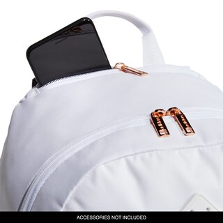 Foto 3 | Mochila Adidas Classic De 3 Rayas, Duradera, Unisex, Blanco/ónix - Venta Internacional.