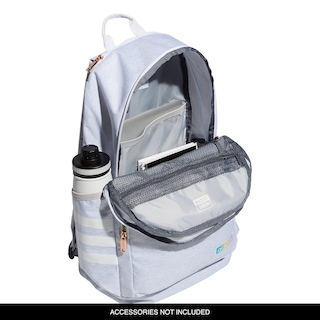 Foto 2 | Mochila Adidas Classic De 3 Rayas, Duradera, Unisex, Blanca - Venta Internacional.