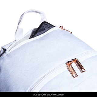 Foto 3 | Mochila Adidas Classic De 3 Rayas, Duradera, Unisex, Blanca - Venta Internacional.