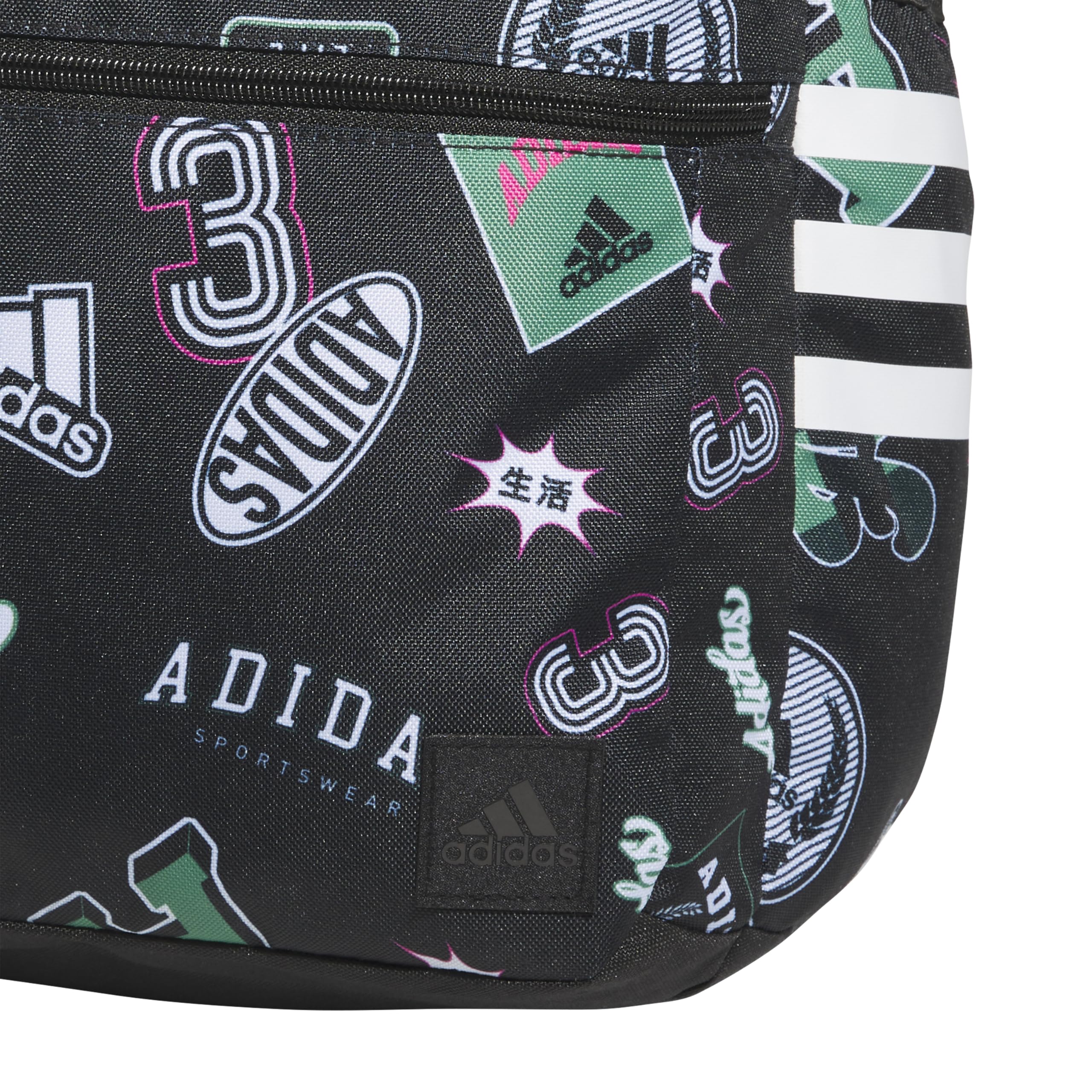 Foto 4 pulgar | Mochila Adidas Classic 3-stripe Rec League, Unisex, Negro/blanco - Venta Internacional.
