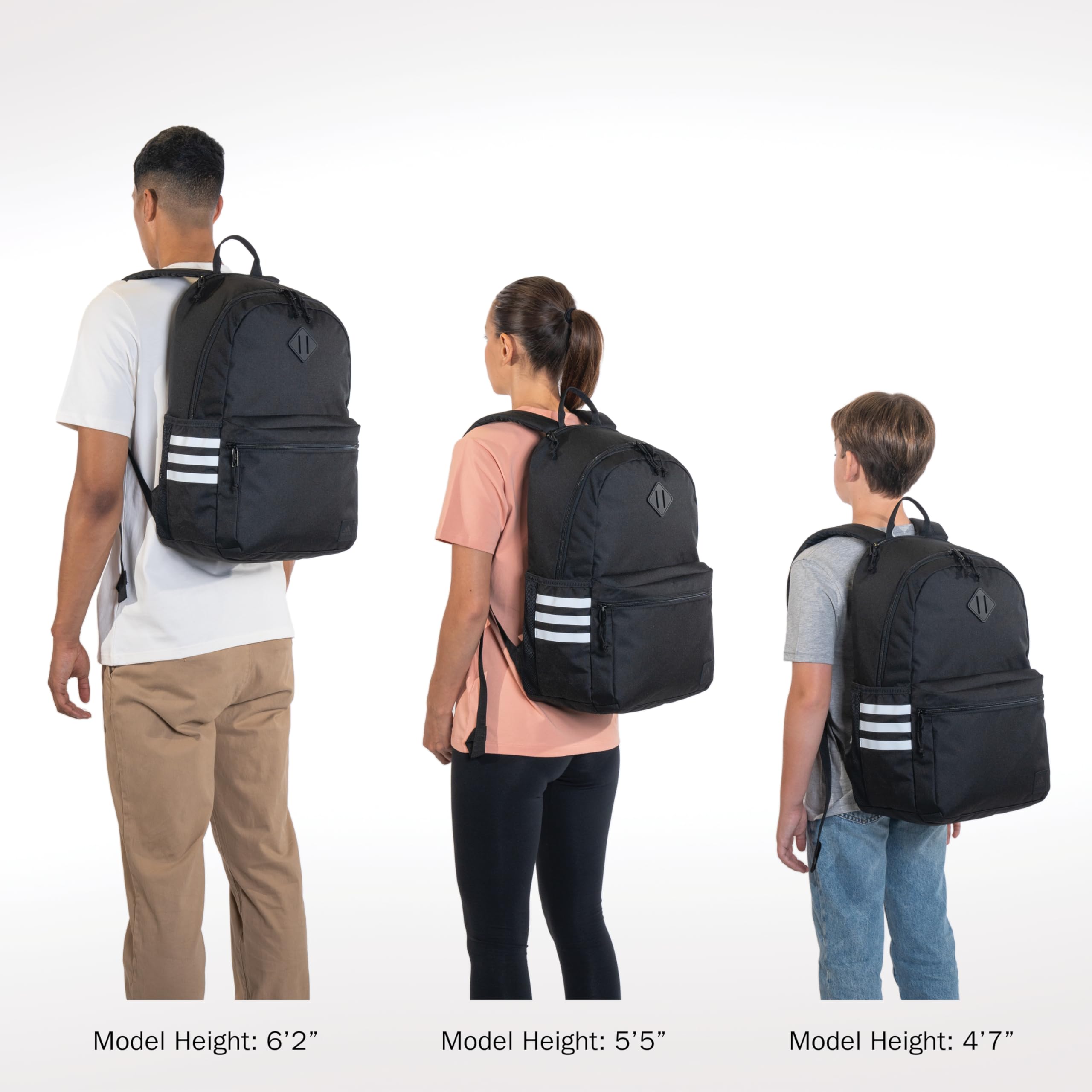 Foto 6 pulgar | Mochila Adidas Classic 3-stripe Rec League, Unisex, Negro/blanco - Venta Internacional.