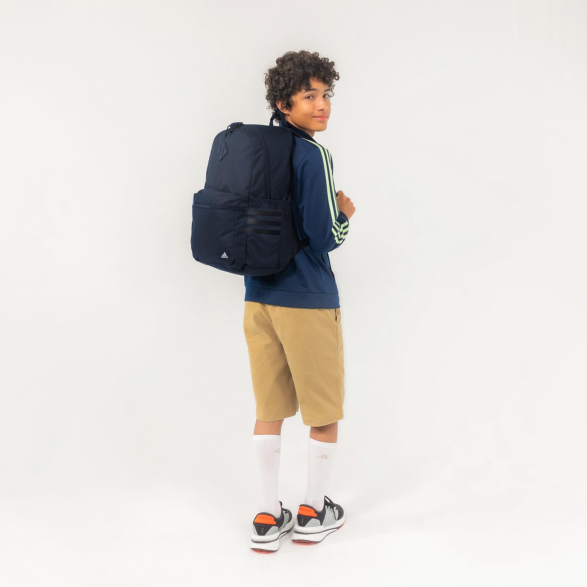 Foto 7 pulgar | Mochila Adidas Classic 3-stripe Rec League, Unisex, Negro/blanco - Venta Internacional.