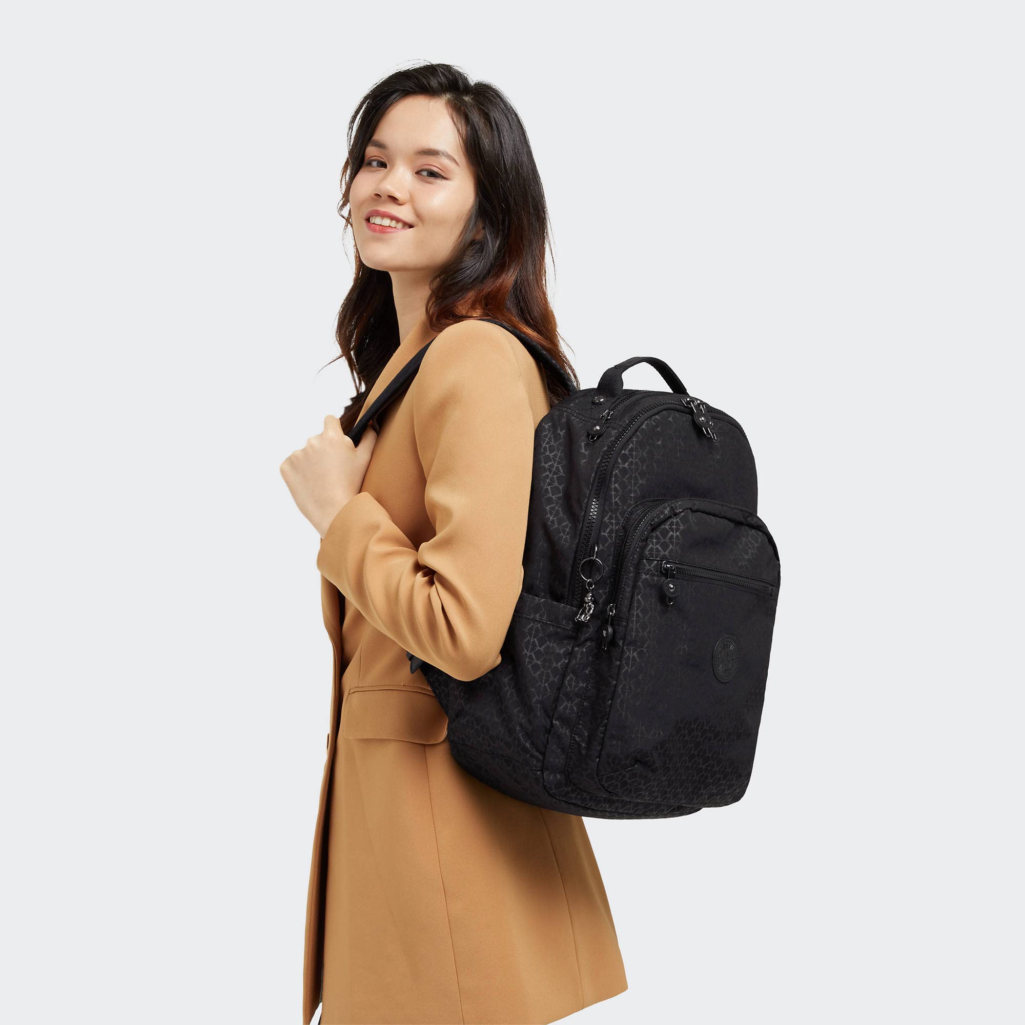 Foto 5 pulgar | Mochila Kipling Seoul 15 Portátil Para Mujer Resistente Al Agua - Venta Internacional.