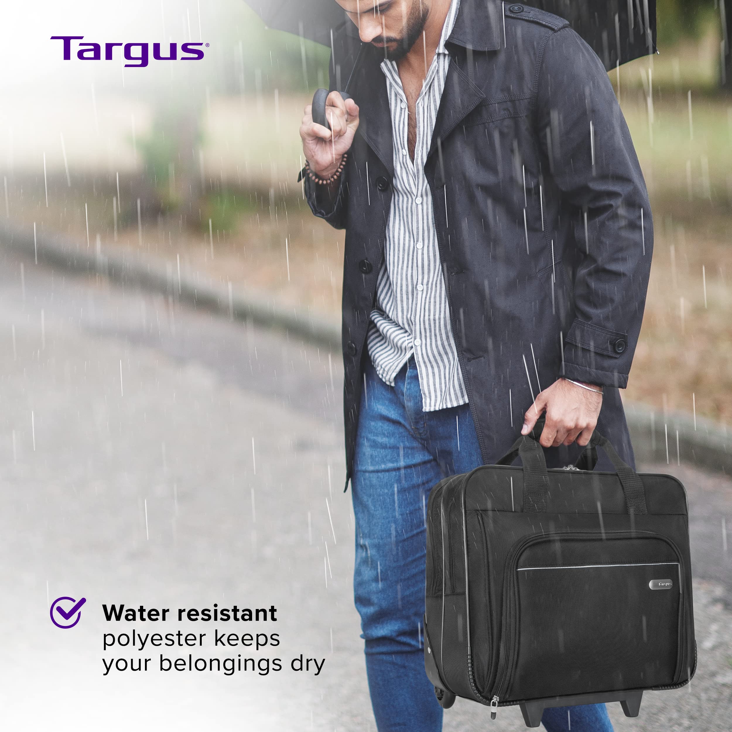 Foto 2 | Funda con Ruedas para Portátil Targus Negra- Venta Internacional