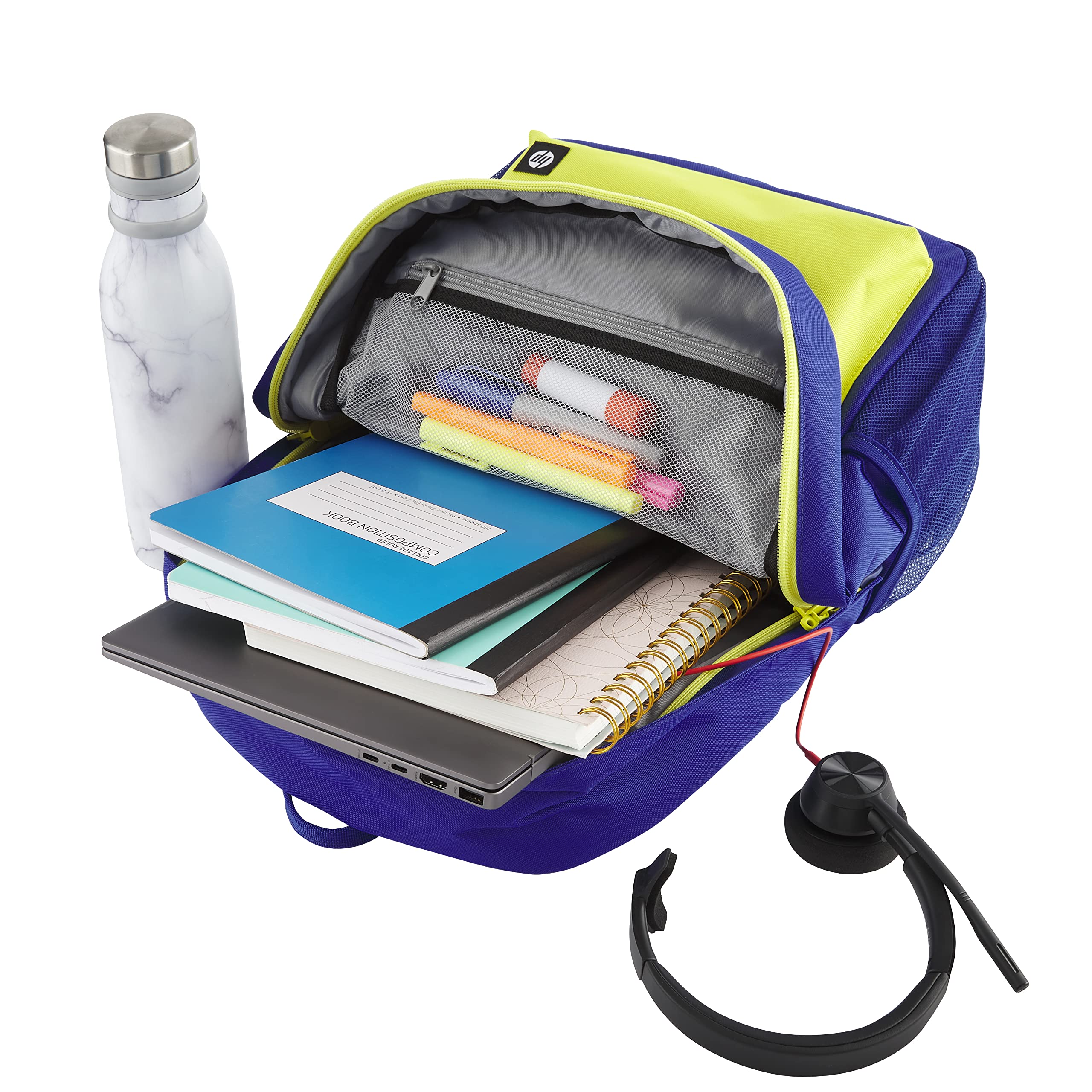 Foto 4 pulgar | Mochila HP Campus 15.6" Azul - Venta Internacional