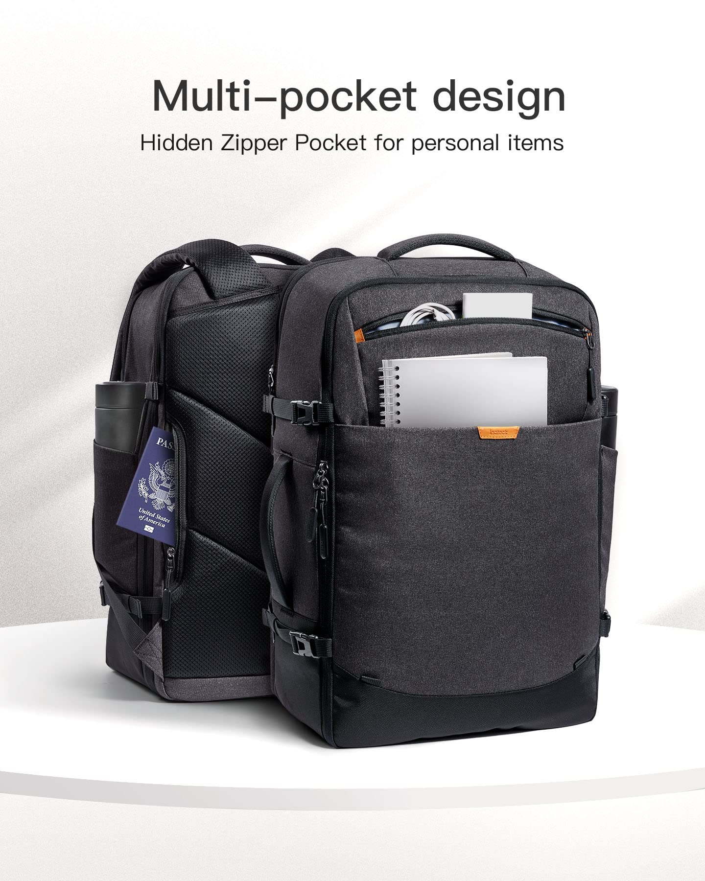 Foto 7 pulgar | Mochila Inateck Travel Carry On 38-46 L Para Portátil De 17,3'' - Venta Internacional.