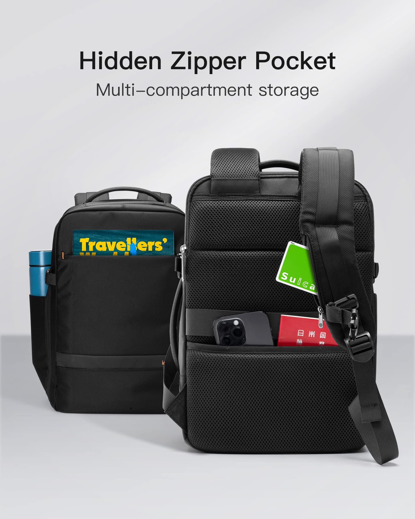 Foto 6 pulgar | Mochila Inateck 20 L Negro - Venta Internacional
