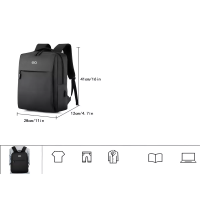 Foto 2 | Mochila Bolsa 15 Pulgadas Para Laptop Oxford Eo Safe Imports Esi-18229-1 Negro