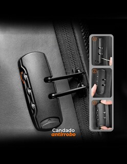 Foto 7 | Mochila Mark Ryden 9116 Gris para Laptop 15.6" con Puerto USB y Antirrobo