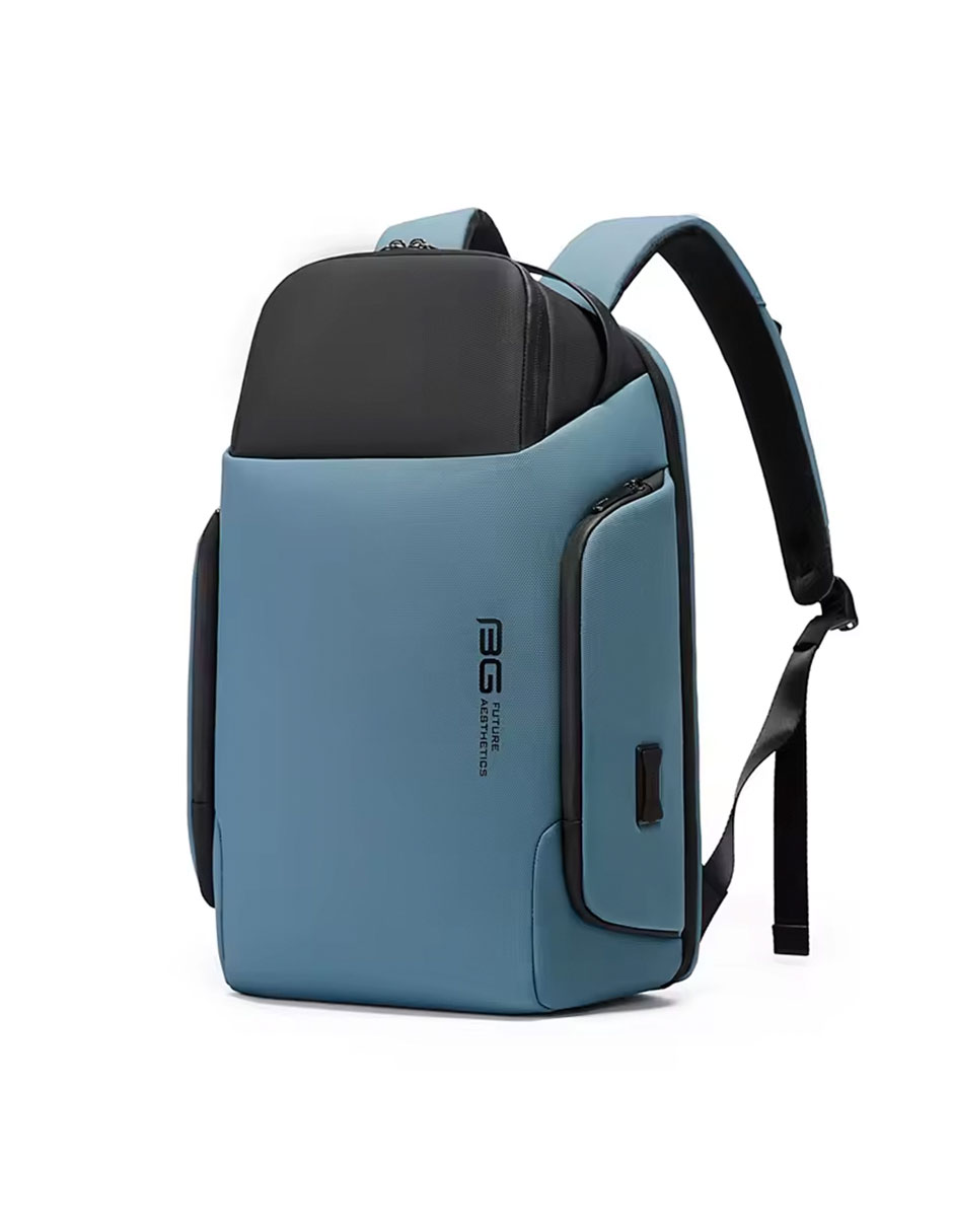 Mochila de negocios marca Bange Modelo BG-7277 color Azul Repelente al Agua
