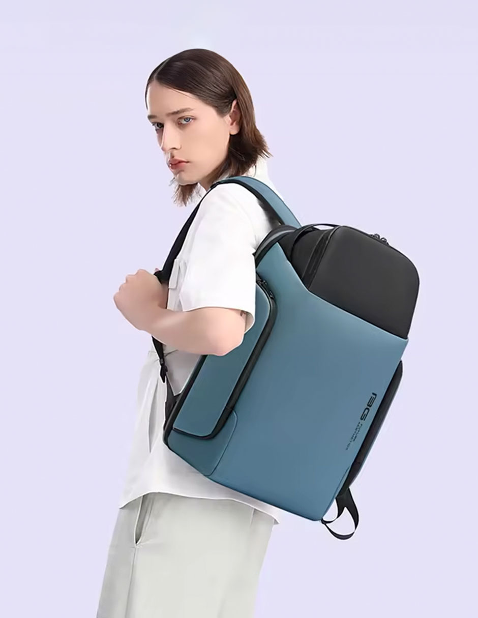 Foto 3 pulgar | Mochila de negocios marca Bange Modelo BG-7277 color Azul Repelente al Agua