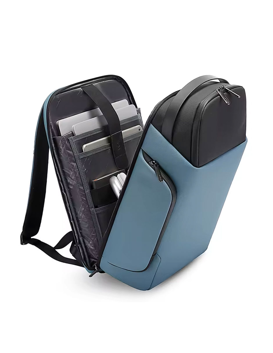 Foto 6 pulgar | Mochila de negocios marca Bange Modelo BG-7277 color Azul Repelente al Agua