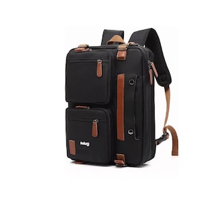 Foto 1 | Mochila Maletín Bolso Mensajero 3 En 1 Para Laptop De 17.3 In, Negro Belug