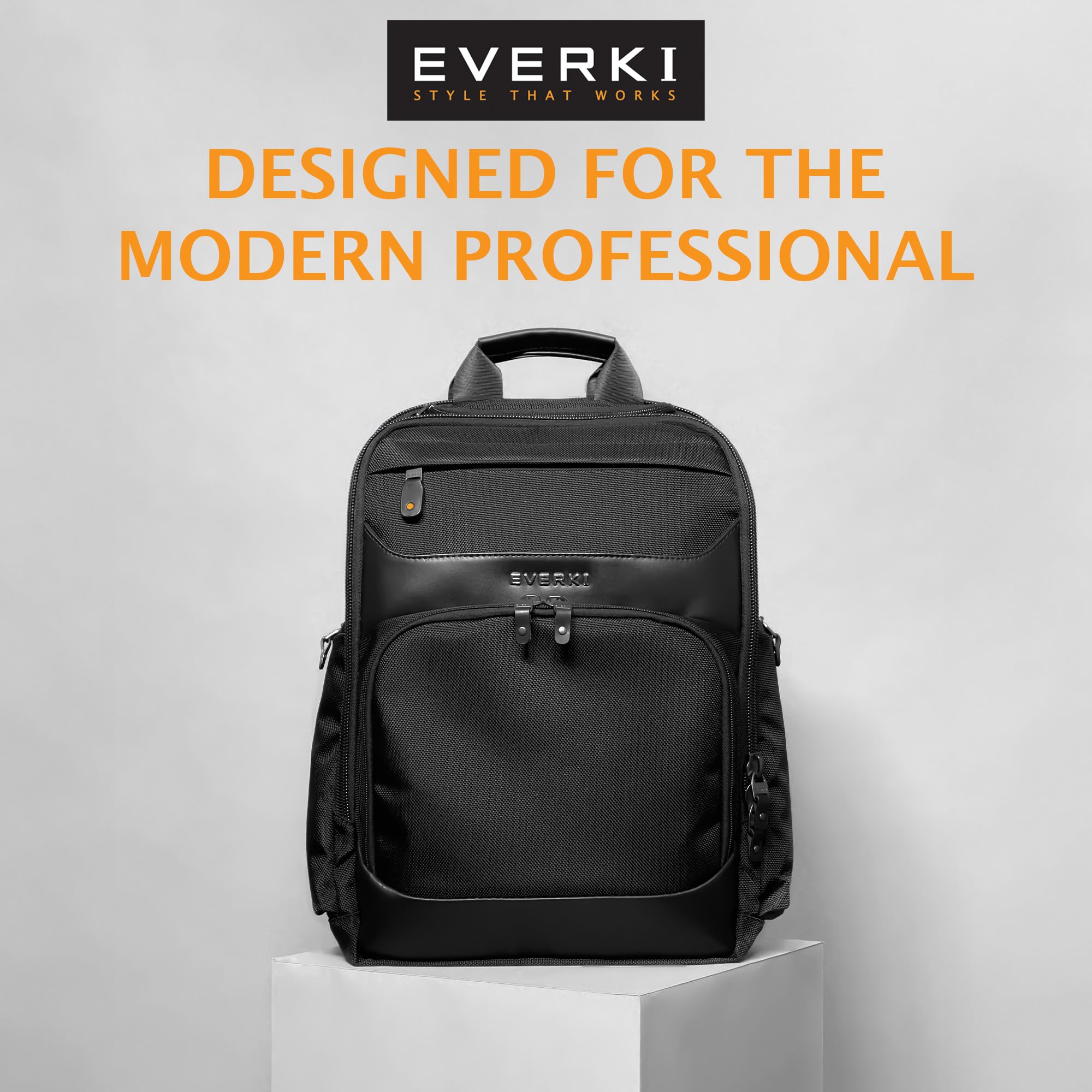 Foto 7 pulgar | Mochila Para Portátil Everki Onyx Premium Business 15.6'' Negra - Venta Internacional.