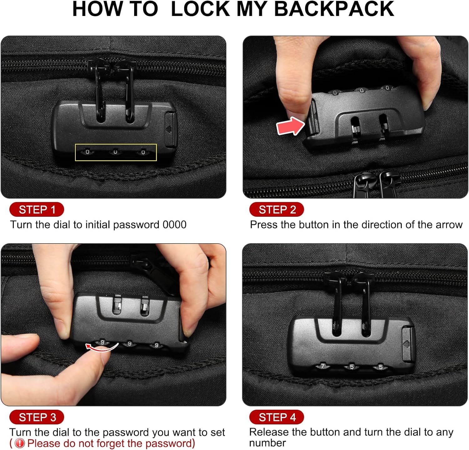 Foto 3 pulgar | Mochila Lovevook Para Portátil De Viaje, Impermeable, Antirrobo, 45 L - Venta Internacional.