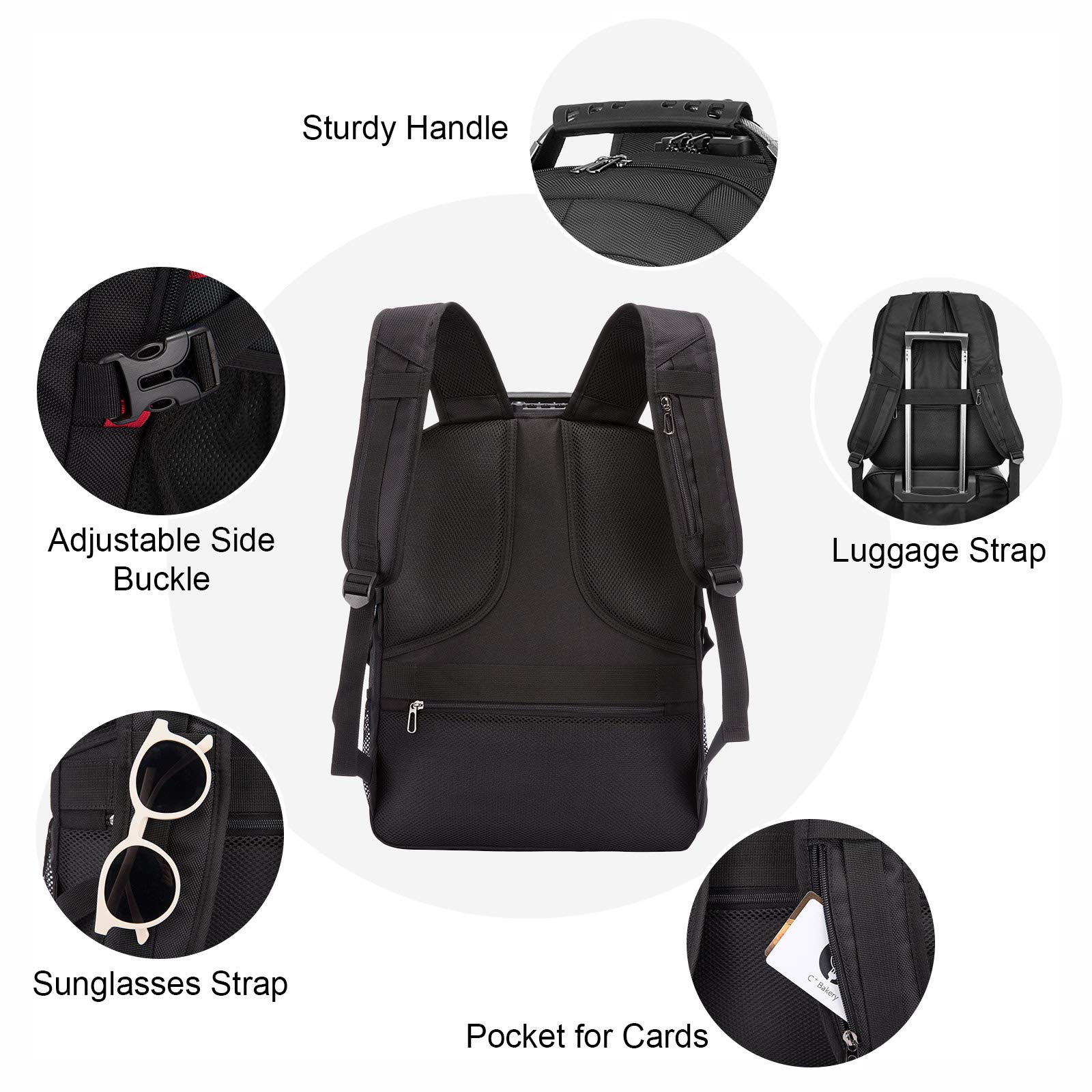 Foto 6 pulgar | Mochila Lovevook Para Portátil De Viaje, Impermeable, Antirrobo, 45 L - Venta Internacional.