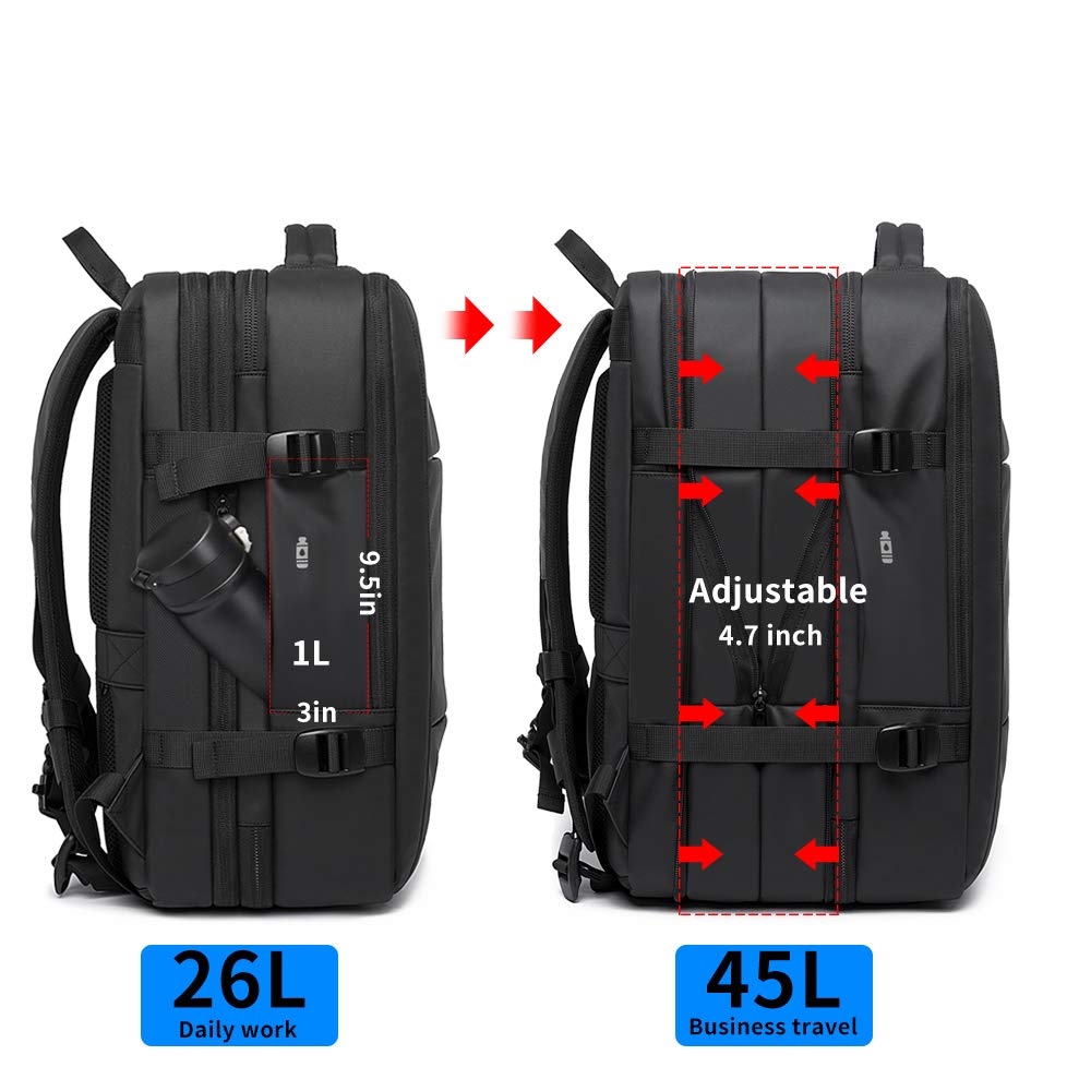 Foto 4 pulgar | Mochila Bange 45l Para Portátil De Viaje Expandible Y Resistente Al Agua - Venta Internacional.