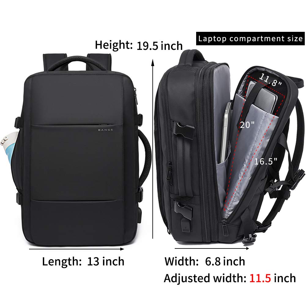 Foto 5 pulgar | Mochila Bange 45l Para Portátil De Viaje Expandible Y Resistente Al Agua - Venta Internacional.