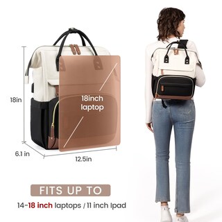 Foto 6 | Mochila Para Portátil Lovevook Para Mujer, 45 Cm, Impermeable, 15,6 Pulgadas - Venta Internacional.