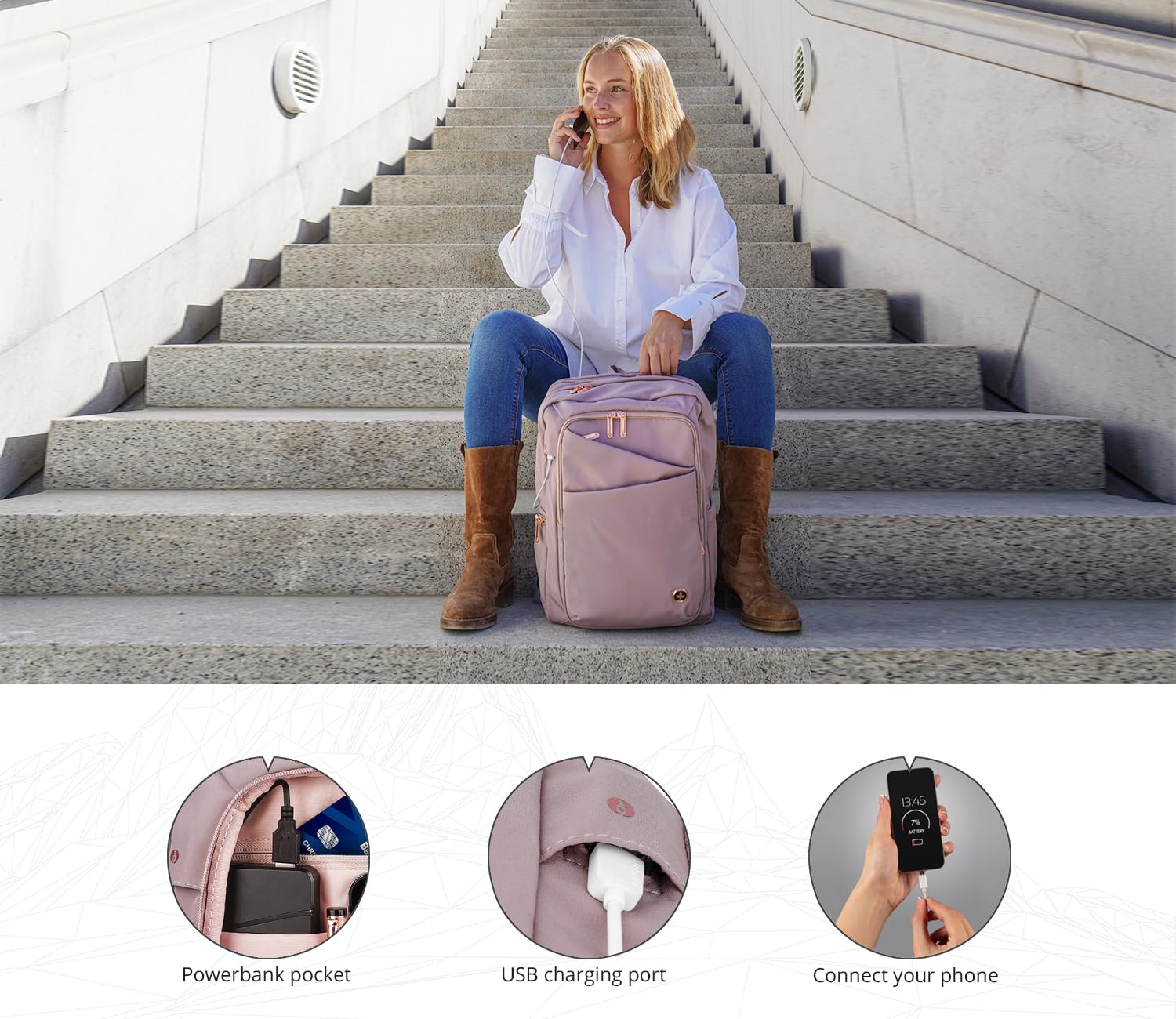 Foto 4 pulgar | Mochila Portátil Swissdigital Katy Rose Sd1006f-82 Para Mujer - Venta Internacional.