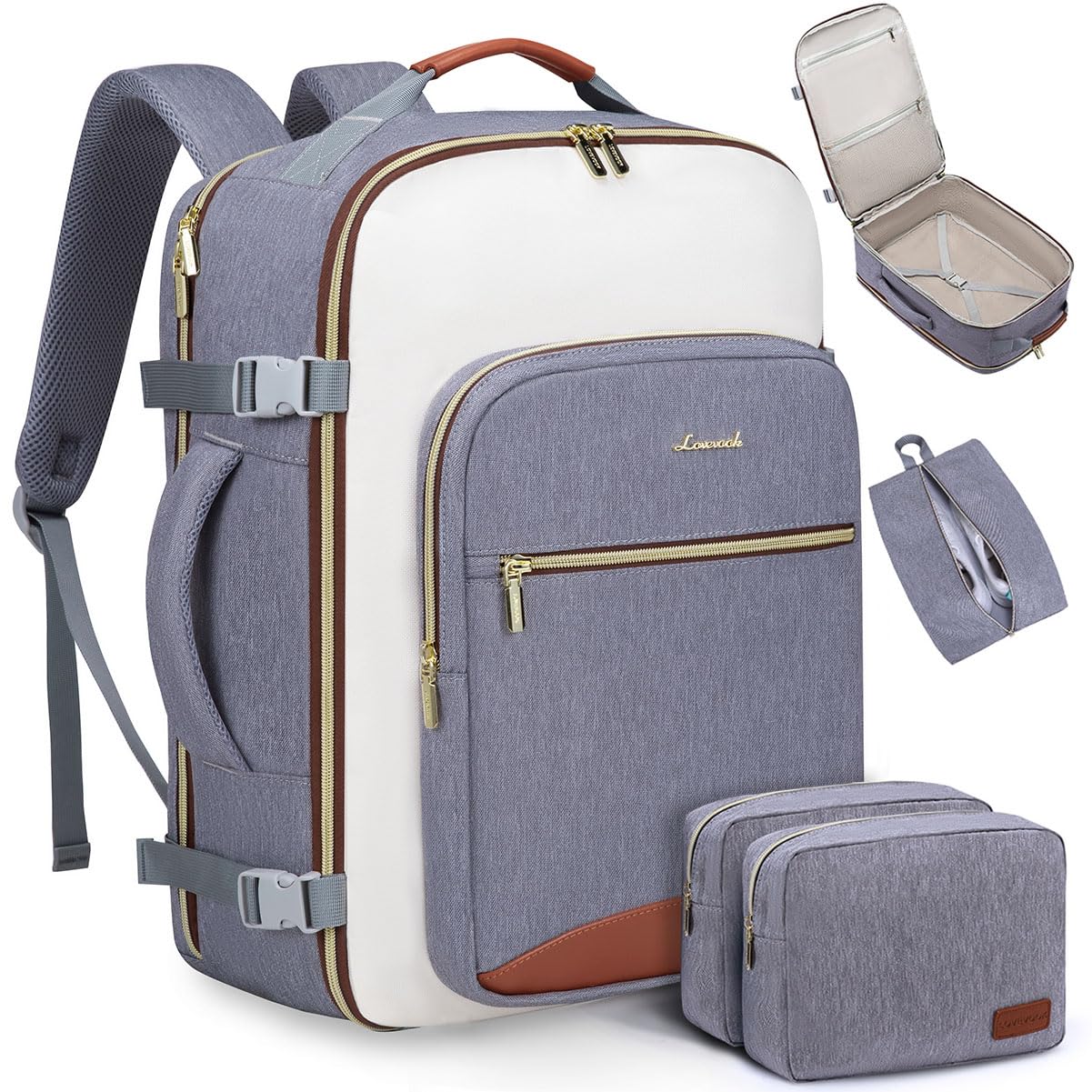 Mochila De Mano Lovevook De 40 Litros Para Mujeres Y Hombres Con 3 Cubos - Venta Internacional.