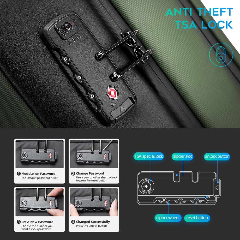 Foto 4 pulgar | Mochila Bange Para Portátil Antirrobo De 17,3 Pulgadas Con Puerto De Carga Usb - Venta Internacional.