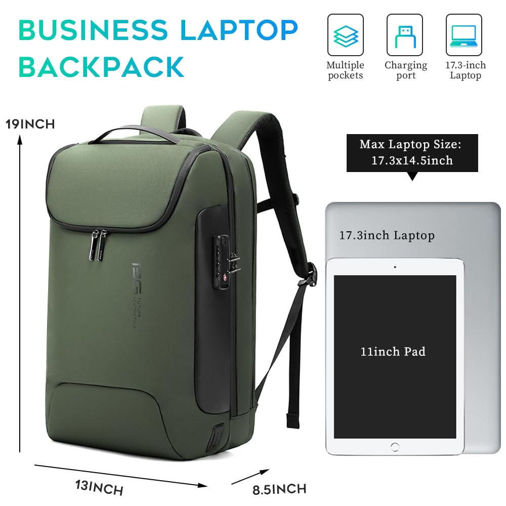 Foto 6 pulgar | Mochila Bange Para Portátil Antirrobo De 17,3 Pulgadas Con Puerto De Carga Usb - Venta Internacional.