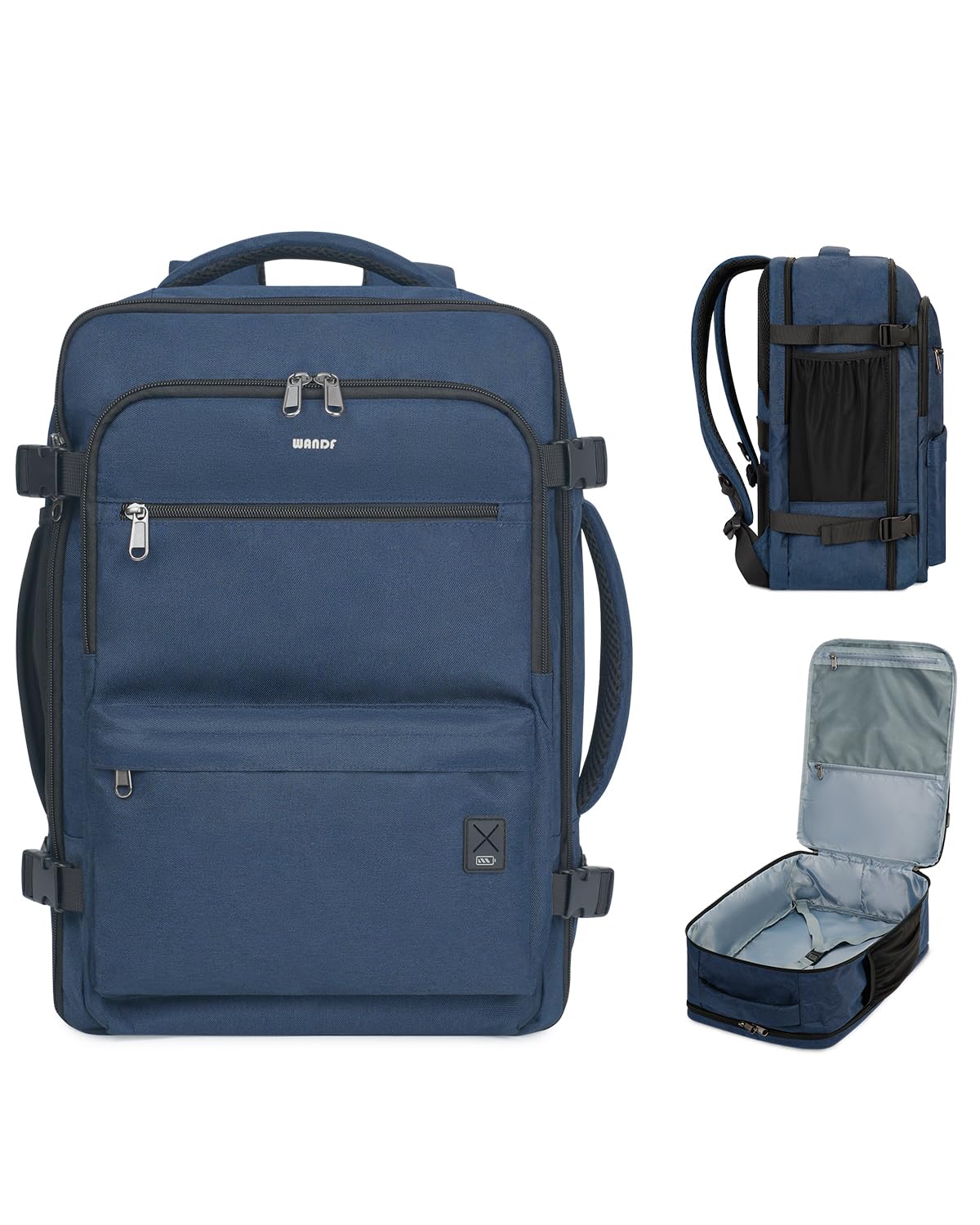 Mochila Wandf Travel De 32 Litros Para Spirit Airlines Con Bolsillo Húmedo - Venta Internacional.