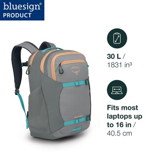 Foto 2 | Mochila Osprey Proxima 30l Campus Para Portátil Negro/gris Carbón - Venta Internacional.