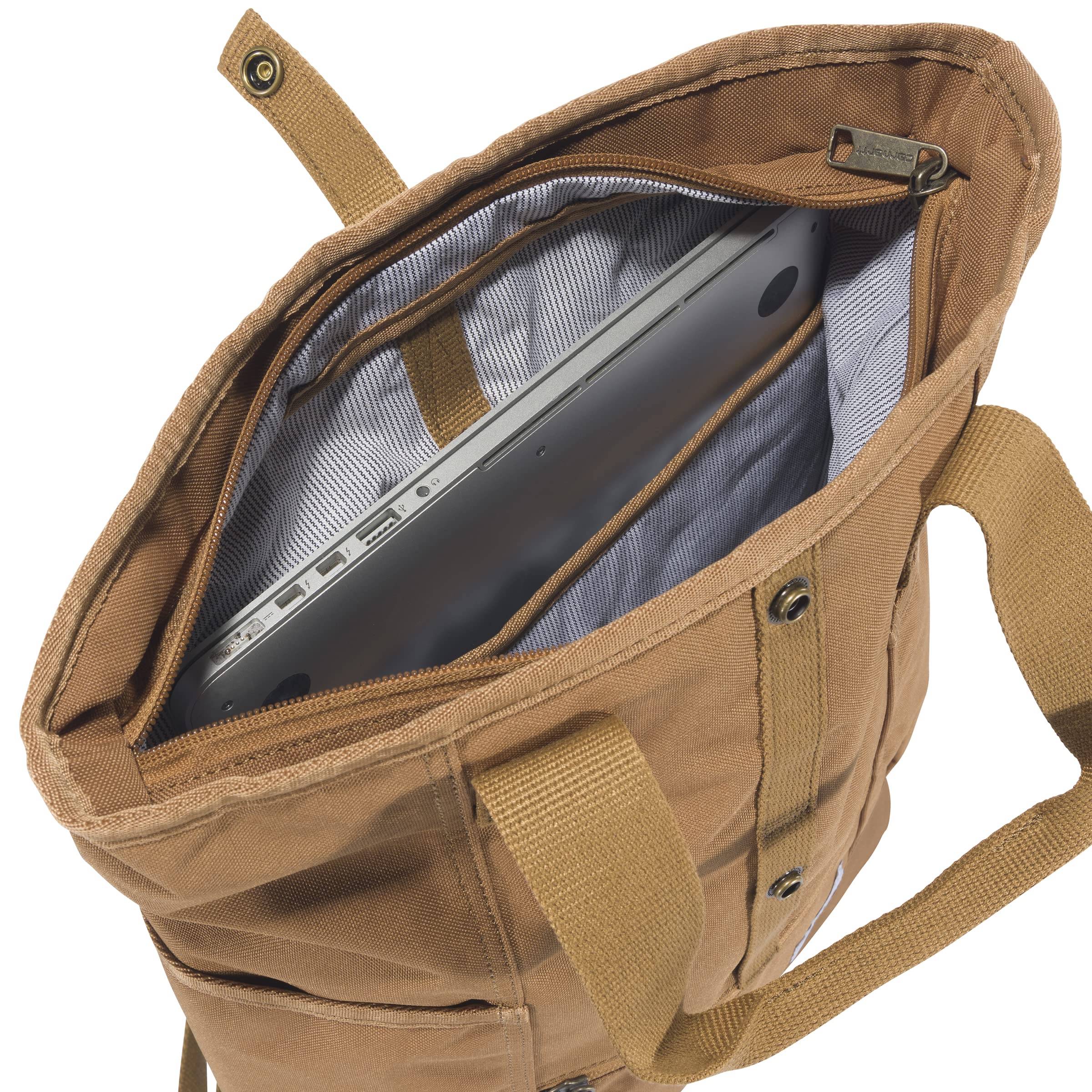 Foto 5 pulgar | Bolso Carhartt Convertible Con Funda Para Portátil, Color Marrón - Venta Internacional.