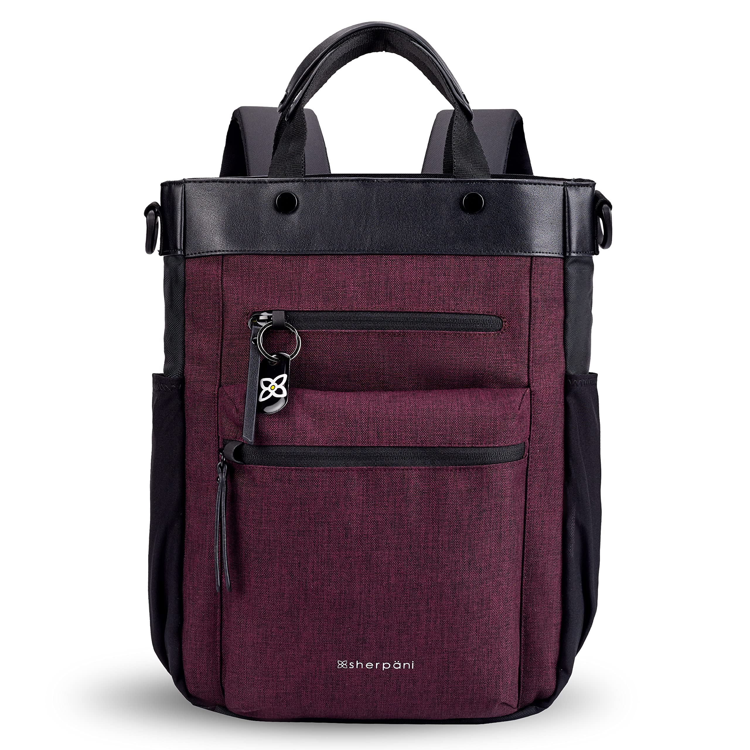 Mochila Sherpani Soleil Anti-theft 18l Para Mujer Merlot - Venta Internacional.