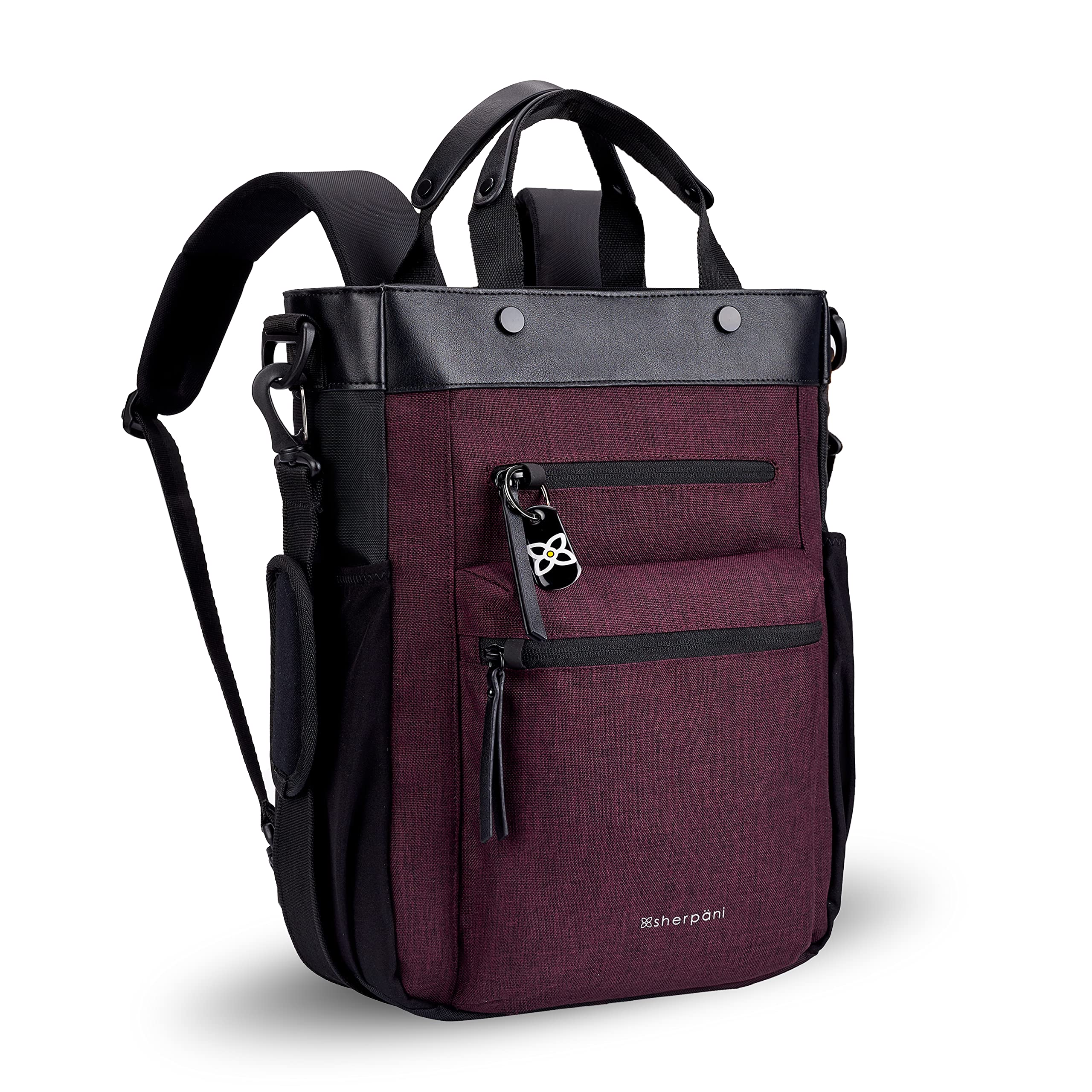 Foto 8 pulgar | Mochila Sherpani Soleil Anti-theft 18l Para Mujer Merlot - Venta Internacional.