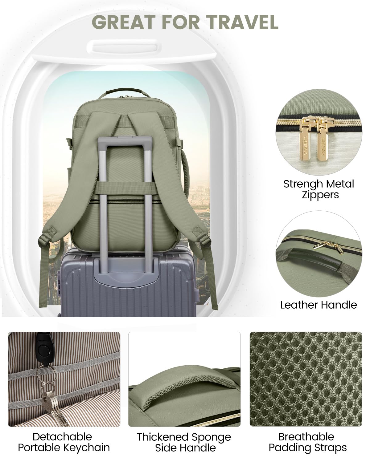 Foto 8 pulgar | Mochila De Mano Lovevook De 50 Litros Para Mujer Y Hombre Con 3 Cubos - Venta Internacional.
