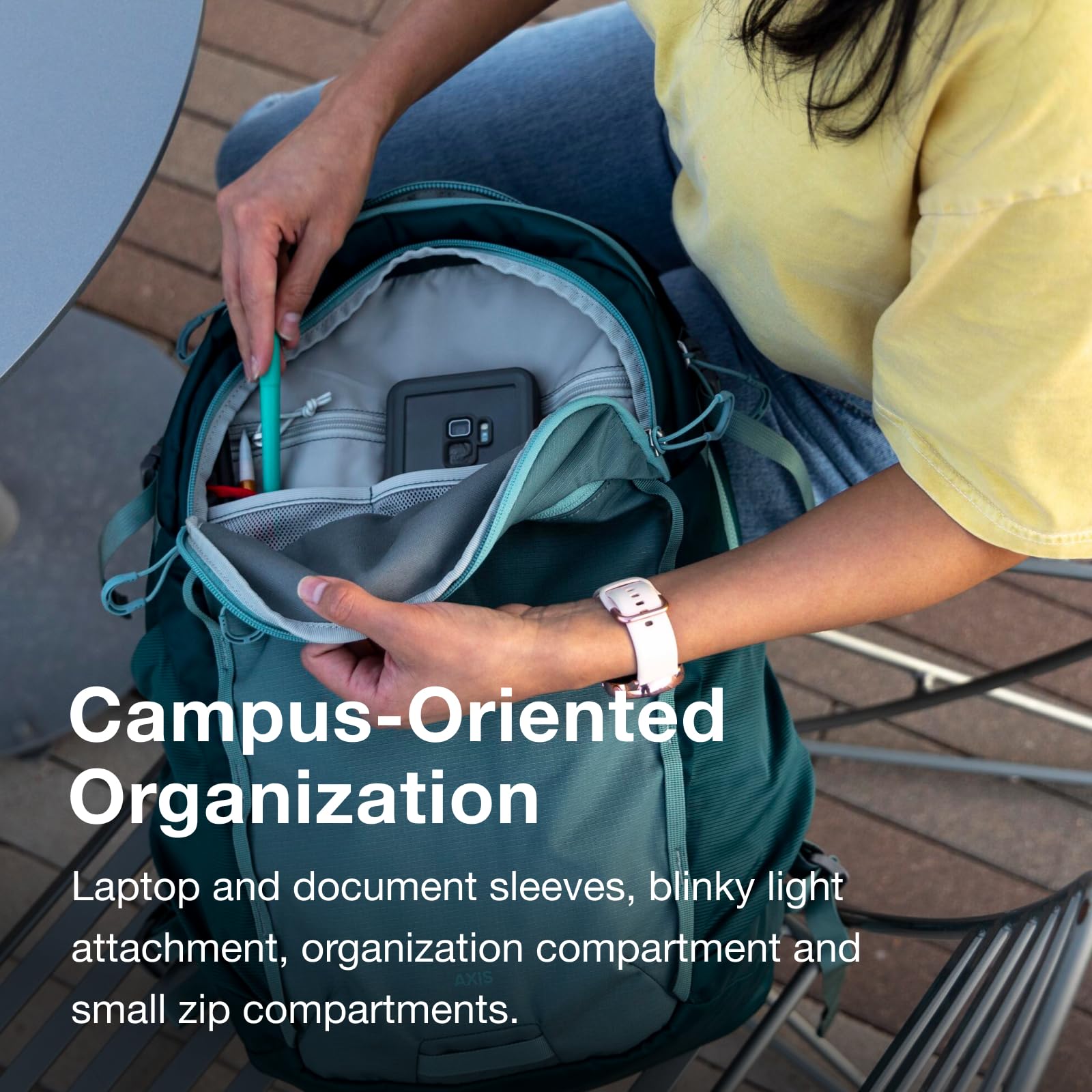 Foto 4 pulgar | Mochila Osprey Axis Campus Para Portátil Negro/gris Carbón - Venta Internacional.