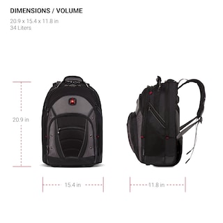 Foto 6 | Maleta Wenger Synergy 45 Cm Negro/gris Con Bolsillo Para Portátil - Venta Internacional.