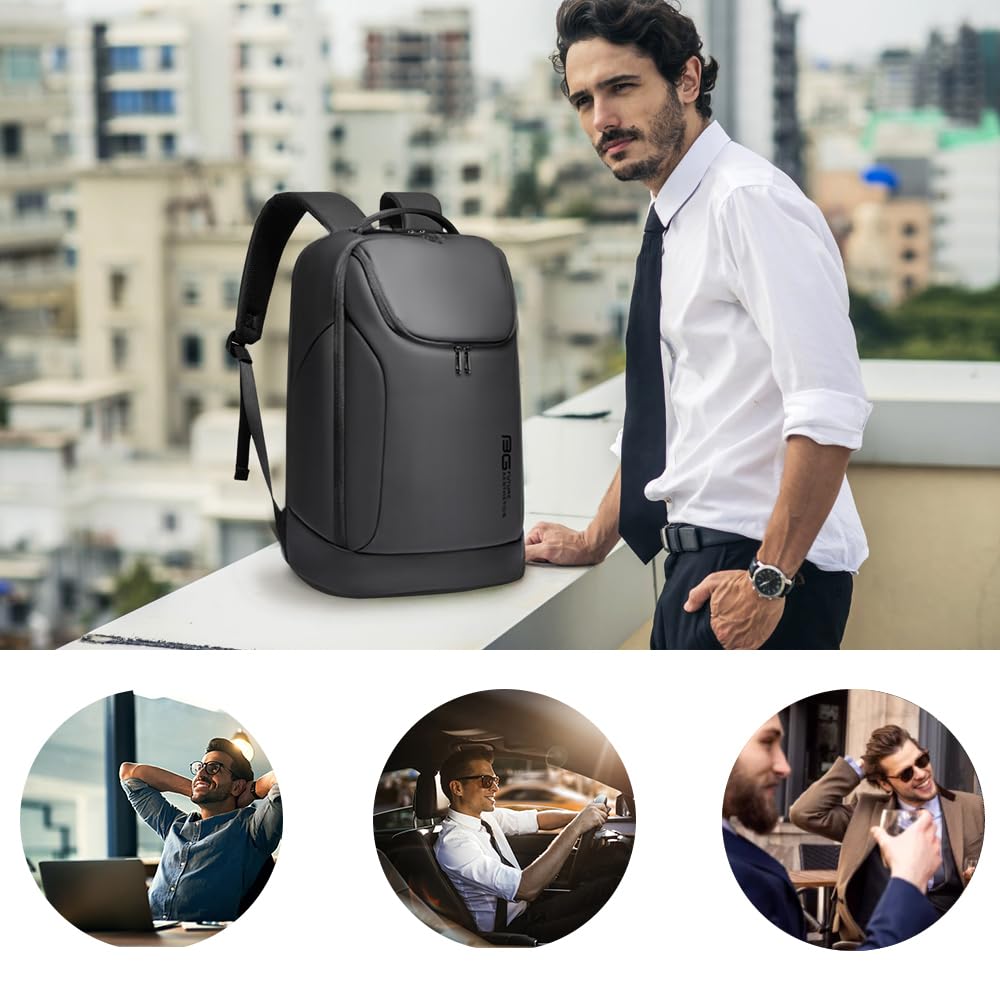 Foto 7 pulgar | Mochila Bange Business Commute Impermeable Para Portátil De 15,6 Pulgadas - Venta Internacional.