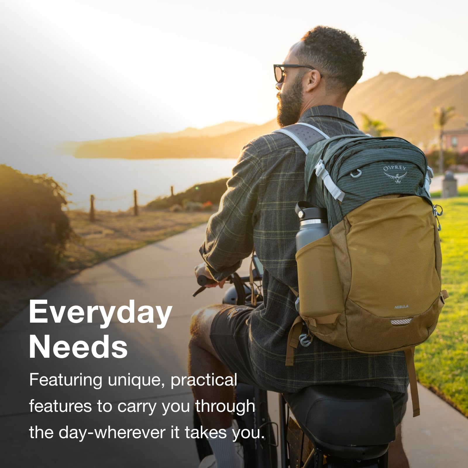 Foto 4 pulgar | Mochila Osprey Nebula Commuter Tungsten Soundwave/grey Heather - Venta Internacional.